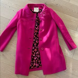 Kate spade pink pea coat